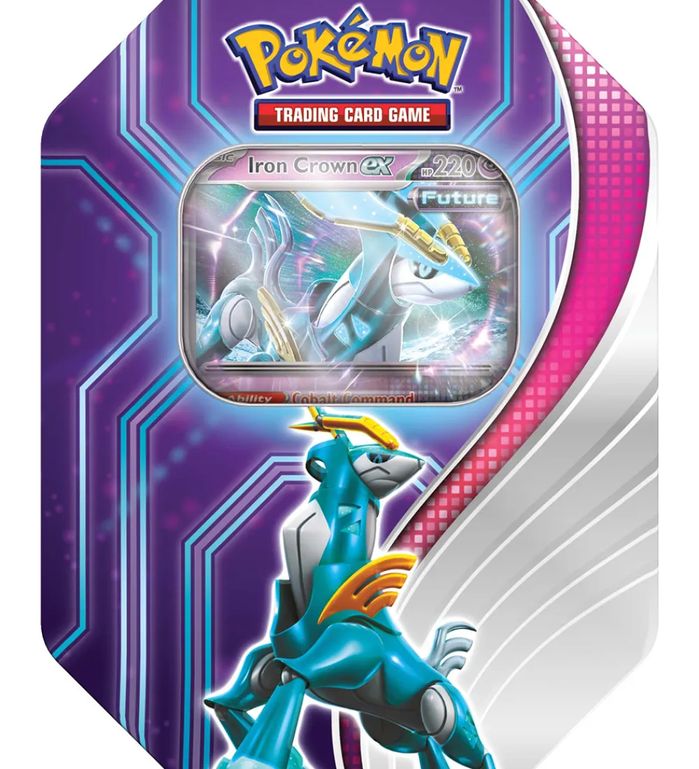 Samlekort-Pokémon Samlekort - Paradox Destinies Tin - Iron Crown ex