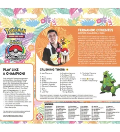 Pokémon Samlekort*Samlekort - World Championships 2024 - Crushing Thorn