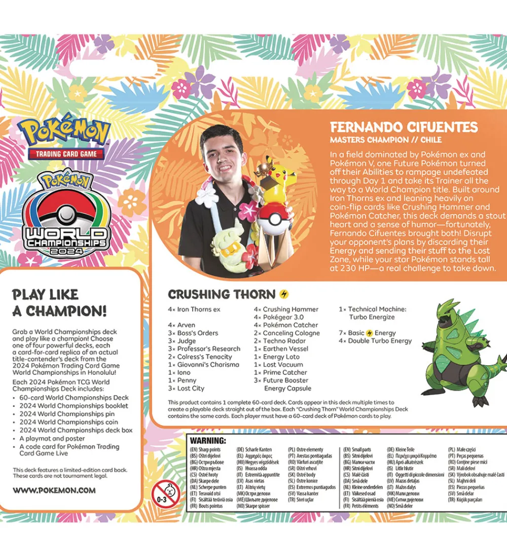 Pokémon Samlekort*Samlekort - World Championships 2024 - Crushing Thorn