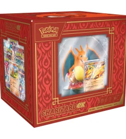 Pokémon Samlekort*Samlekort m. Figur - Super Premium Box - Charizard Ex