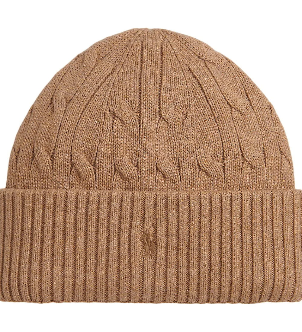 Huer Og Hatte-Polo Ralph Lauren Hue - Strik - Camel
