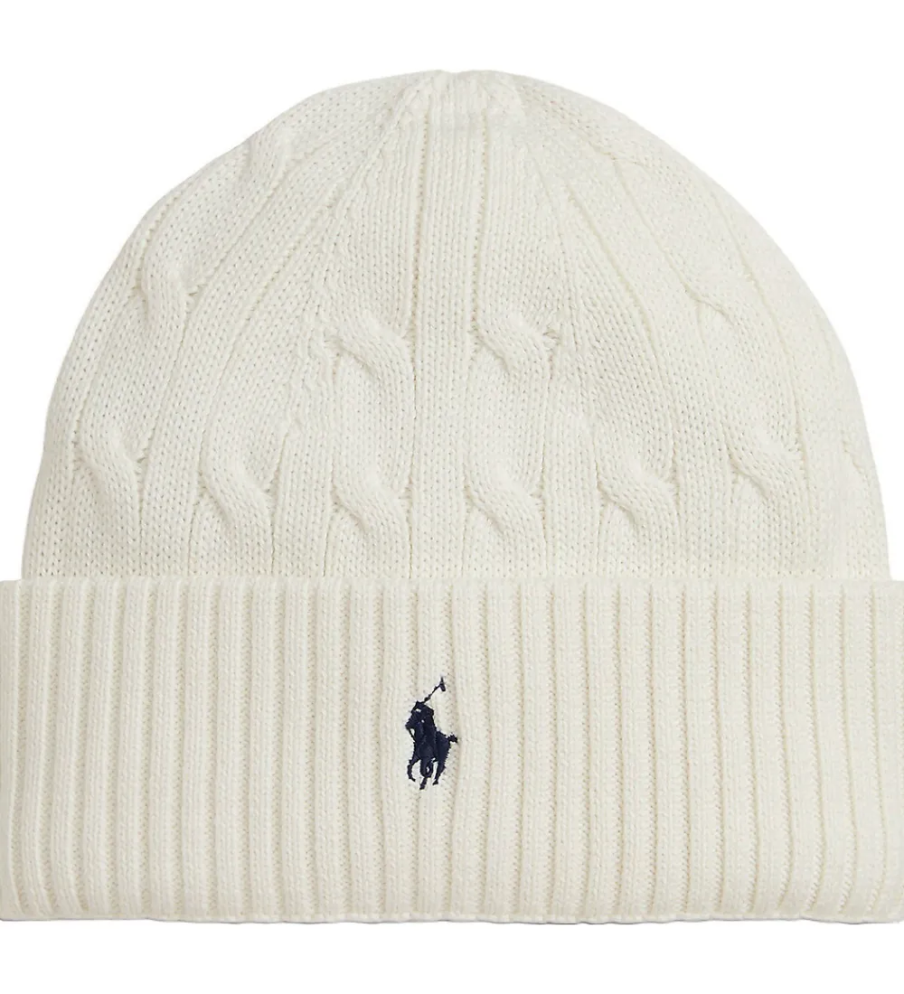 Huer Og Hatte-Polo Ralph Lauren Hue - Strik - Cream