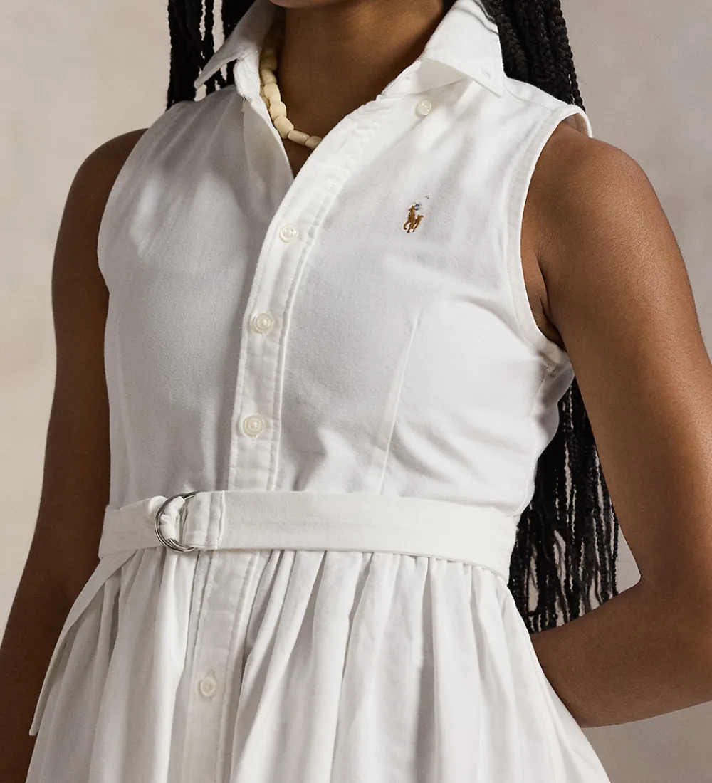 Polo Ralph Lauren Konfirmationstøj*Kjole - Latoyia - Hvid