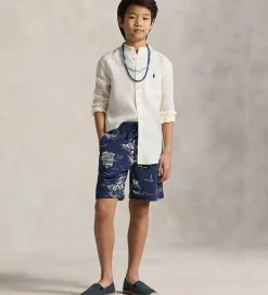 Konfirmationstøj-Polo Ralph Lauren Skjorte - Hør- Postboy - Hvid