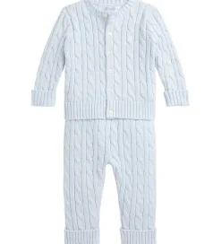 Polo Ralph Lauren Striktrøjer*Sæt - Cardigan/Bukser - Strik - Pearl Blue