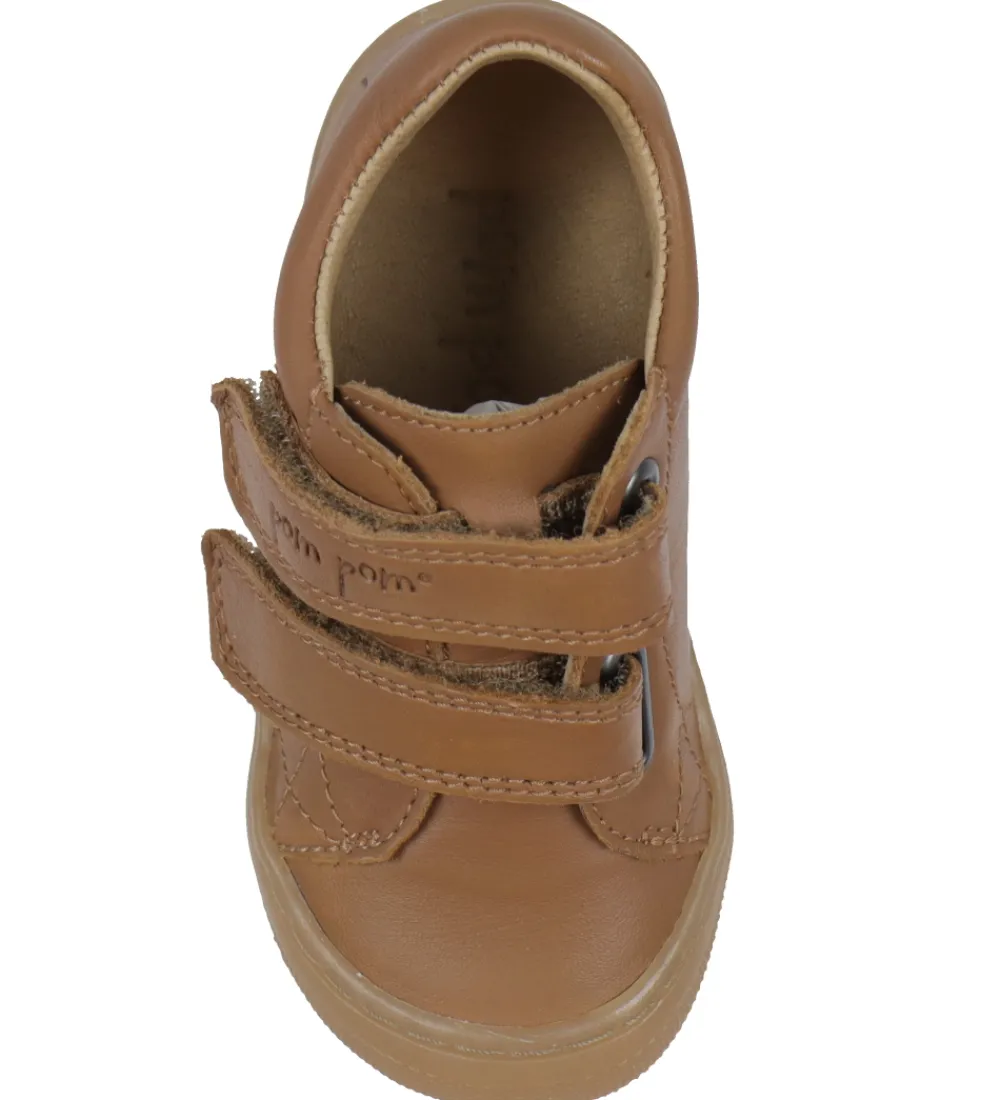 Begyndersko-Pom Pom Begyndersko - First Sport Velcro - Camel
