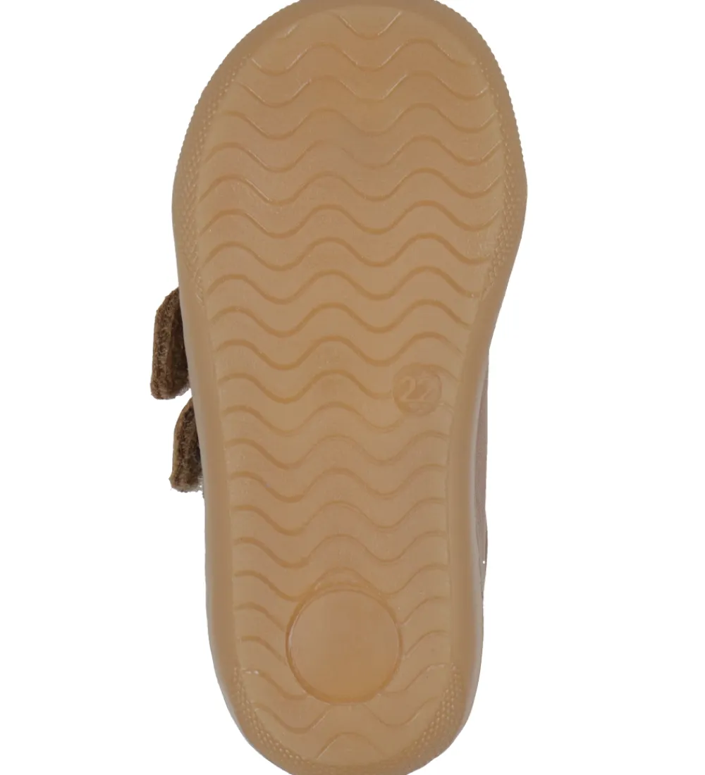 Begyndersko-Pom Pom Begyndersko - First Sport Velcro - Camel