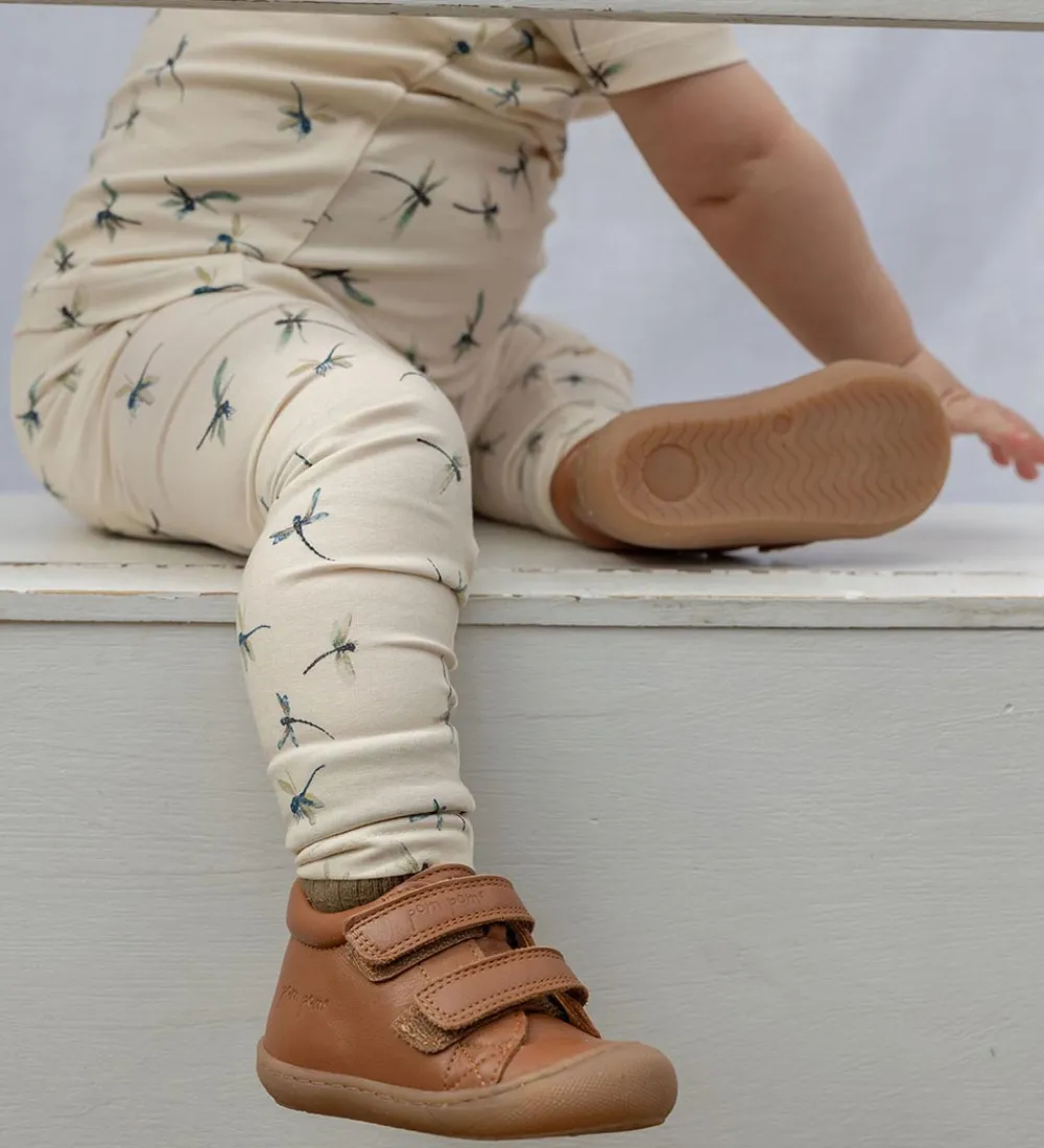 Begyndersko-Pom Pom Begyndersko - First Sport Velcro - Camel