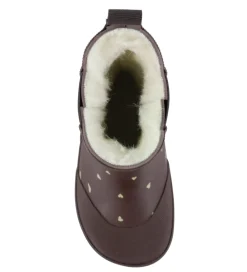 Gummistøvler-Pom Pom Gummistøvler m. For - Ankel - Chocolate Heart