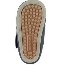 Pom Pom Børnesko Og Babysko|Begyndersko*Skindfutter - Beginners Velcro - Noos - Navy