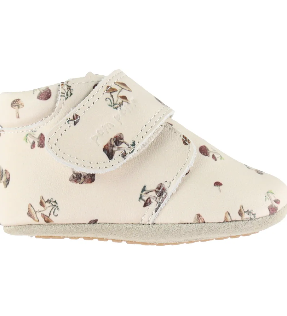 Begyndersko-Pom Pom Skindfutter - Beginners Velcro - Fungi AOP