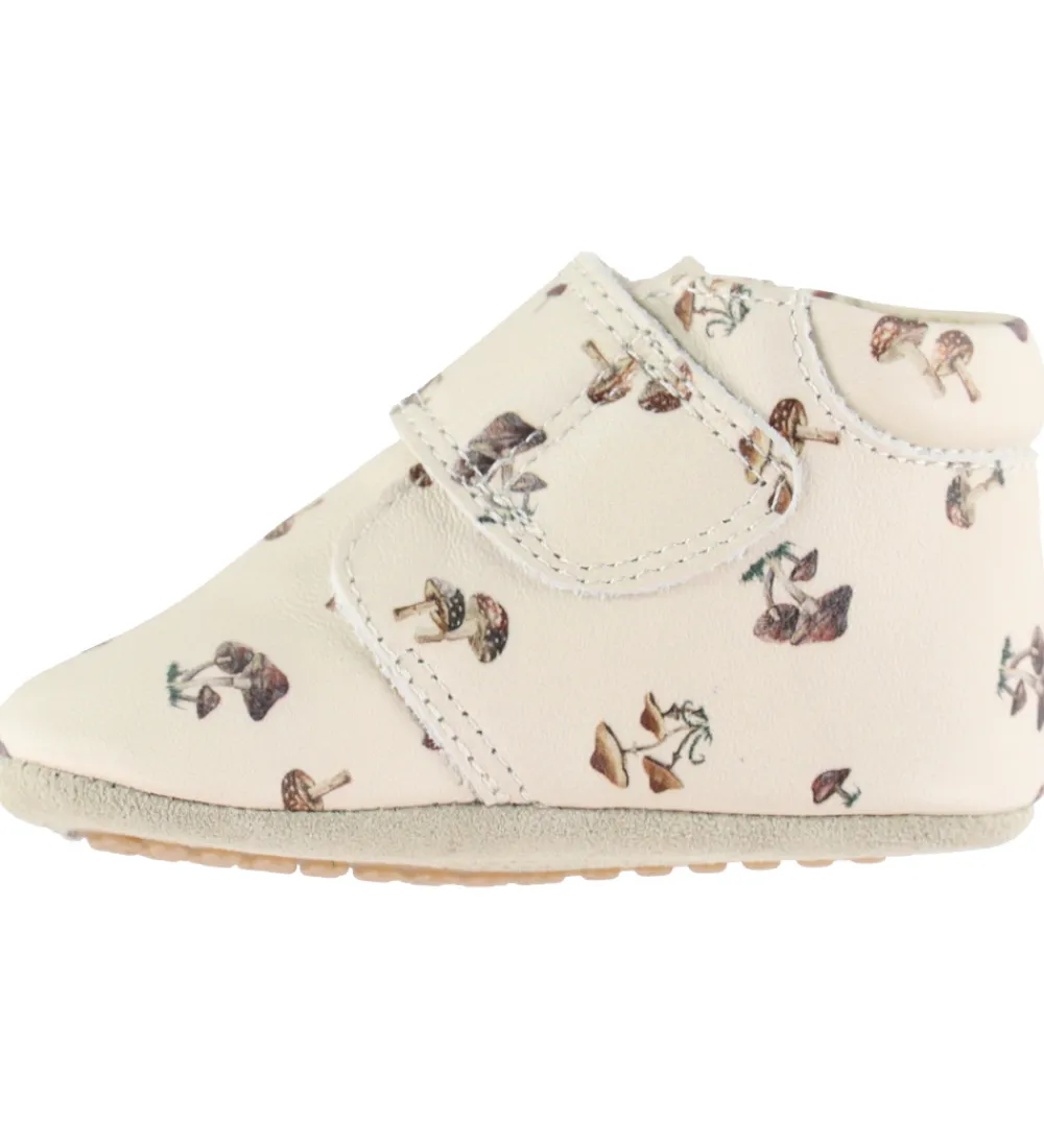 Begyndersko-Pom Pom Skindfutter - Beginners Velcro - Fungi AOP