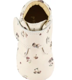 Begyndersko-Pom Pom Skindfutter - Beginners Velcro - Fungi AOP
