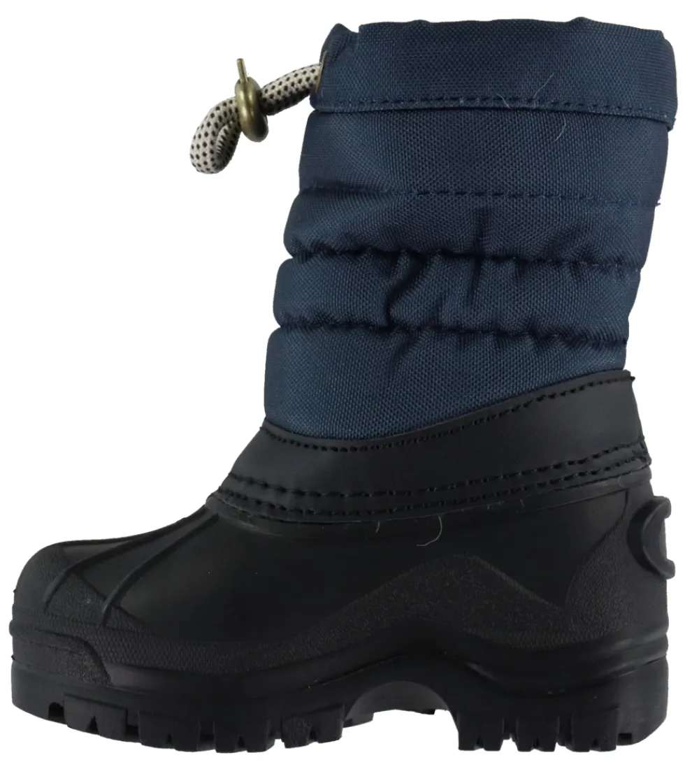 Vinterstøvler-Pom Pom Vinterstøvler - PmWill - Navy