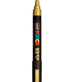 Tuscher Og Farver-Posca Tuscher - PC-5M - 4 stk. - Sort/Hvid/Sølv/Guld