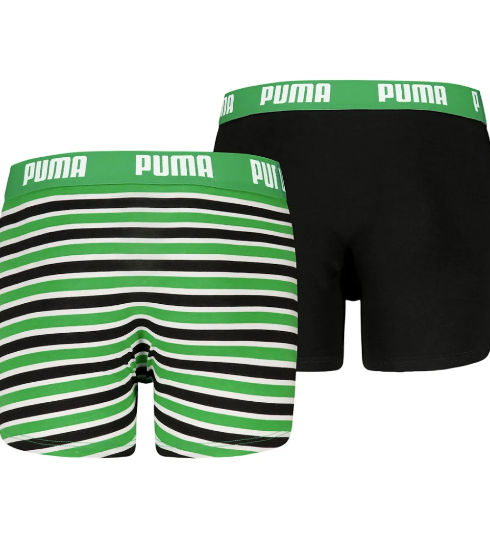 Undertøj-Puma Boxershorts - Everyday - 2-pak - Grøn/Sort
