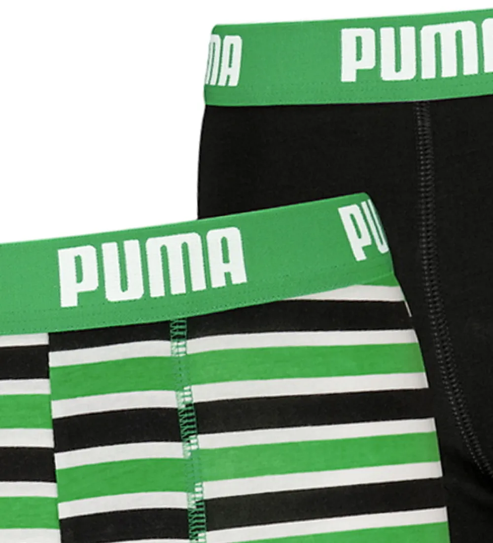 Undertøj-Puma Boxershorts - Everyday - 2-pak - Grøn/Sort