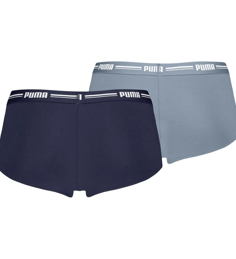 Undertøj-Puma Hipsters - Mini Shorts - 2-pak - Native Blue