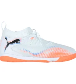 Indendørssko|Fodboldstøvler - Indendørs (Ic)-Puma Indendørssko - Future 8 Match IT+Mid - White/ Black/Glo