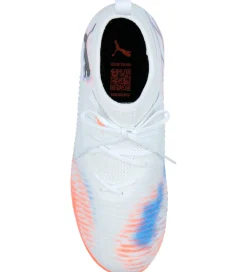 Indendørssko|Fodboldstøvler - Indendørs (Ic)-Puma Indendørssko - Future 8 Match IT+Mid - White/ Black/Glo