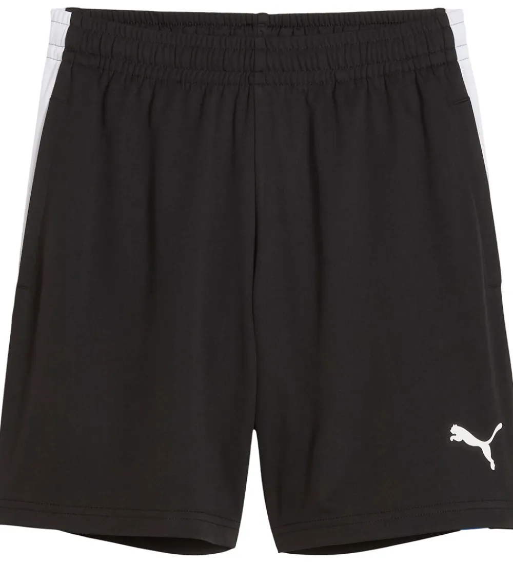 Puma Sportsshorts|Træning Og Gymnastik*Sportsshorts - Liga Training - Sort m. Blå/Hvid