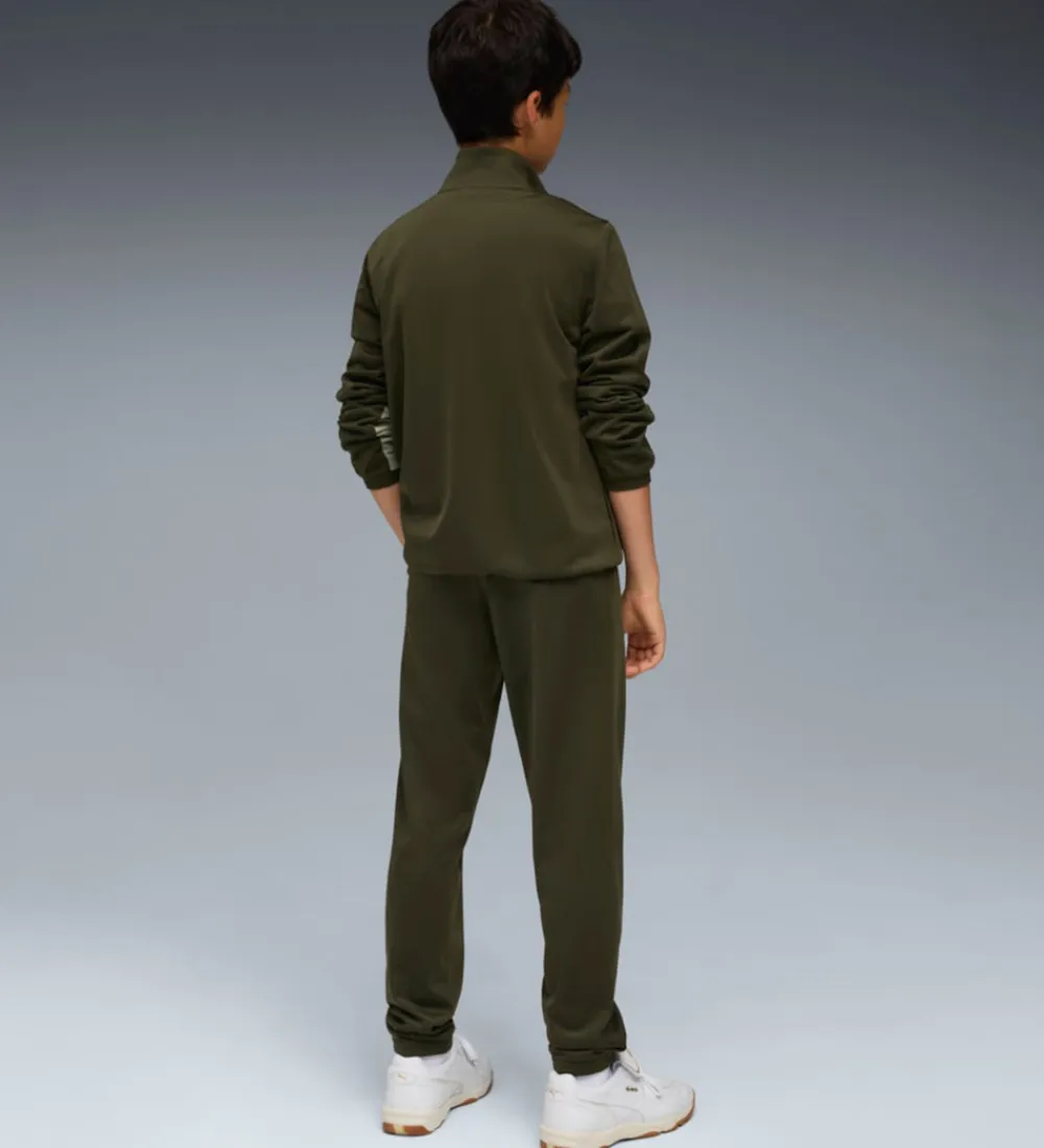 Puma Træningssæt*Træningssæt - Poly Colorblock - Dark Olive