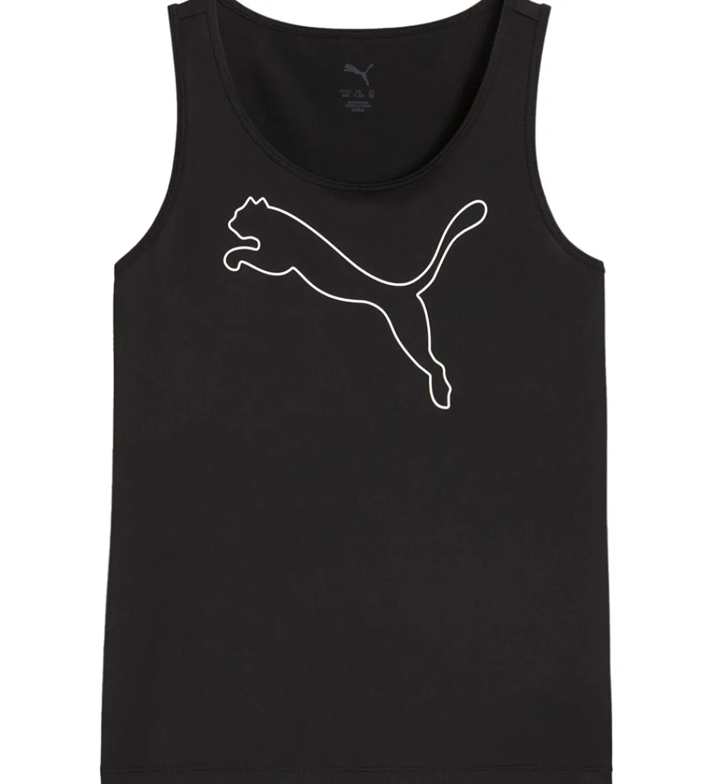 T-Shirts Og Toppe-Puma Træningstop - Tad Ass Cat Logo - Sort