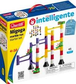 Quercetti Kuglebaner*Kuglebane - Migoga Marble Run Starter Set - 45 Dele -