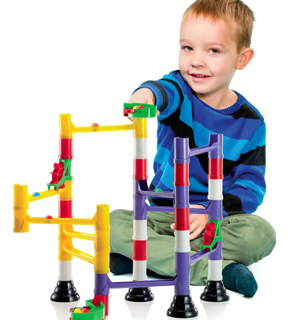 Quercetti Kuglebaner*Kuglebane - Migoga Marble Run Starter Set - 45 Dele -