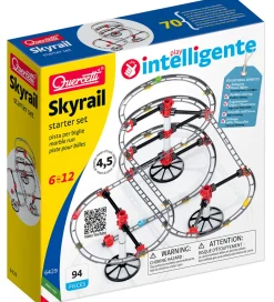 Quercetti Kuglebaner*Kuglebane - Skyrail Starter Set Rollercoster - 94 Dele