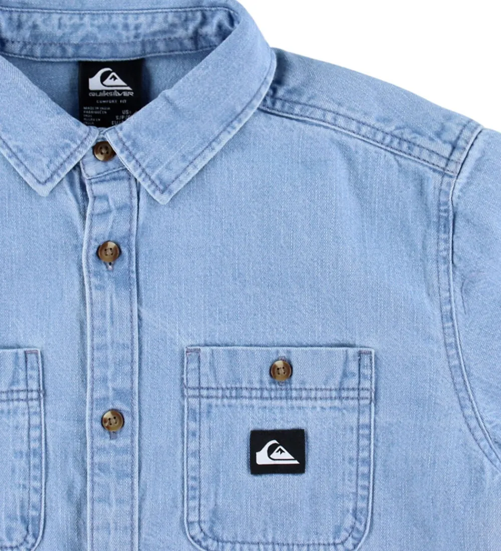 Skjorter-Quiksilver Denimskjorte - Bozeman - Flint Stone