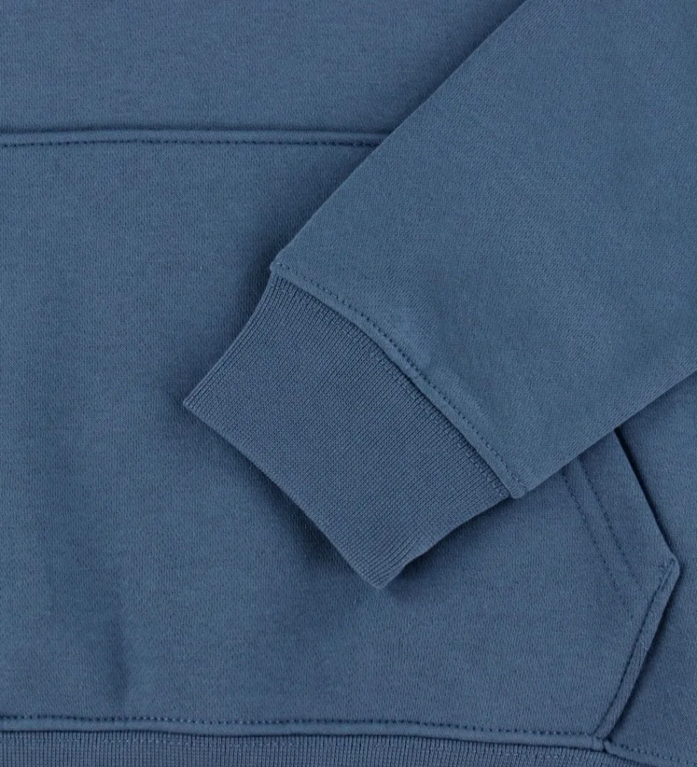 Hættetrøjer-Quiksilver Hættetrøje - Comp Logo - China Blue