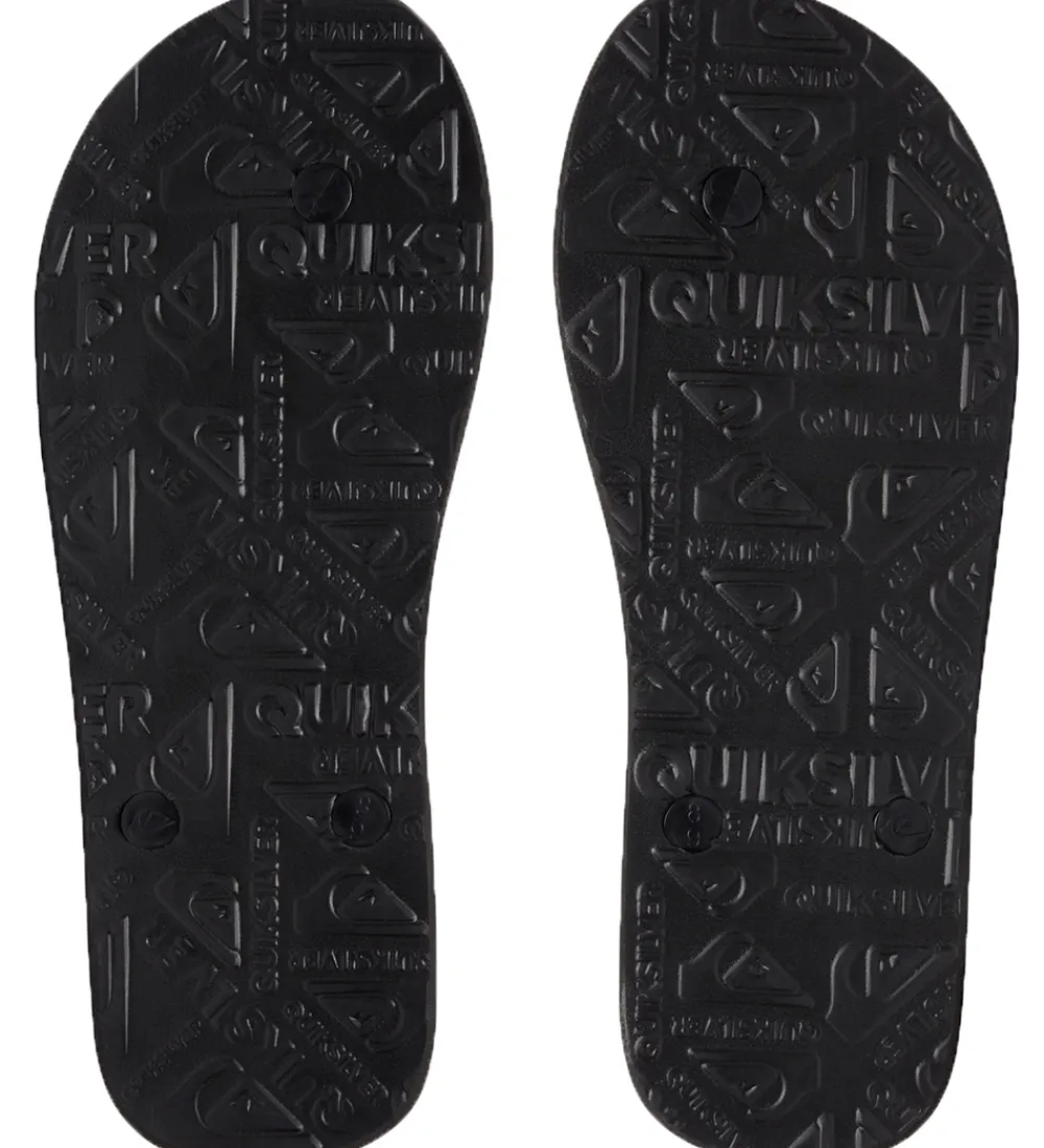 Quiksilver Klipklappere*Klipklapper - Java Wordmark - Sort/Hvid