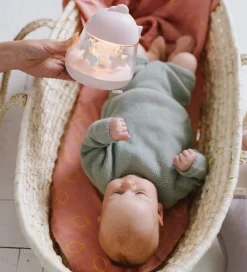 Natlamper-Rabbit & Friends Lampe - 16x13 cm - Karrusel m. Musik - Rosa