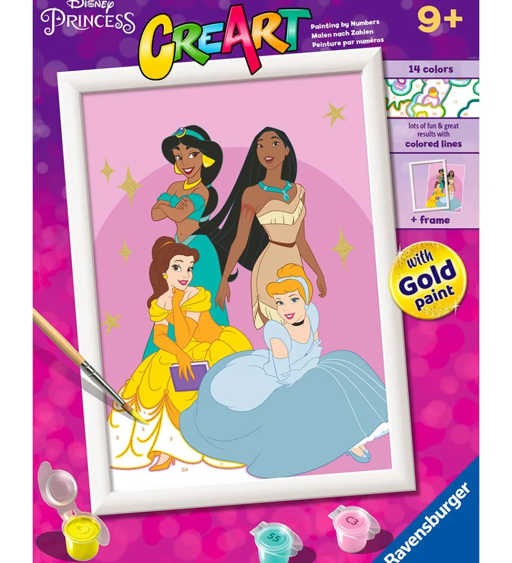 Ravensburger Maling*CreArt Malesæt - Disney Princess