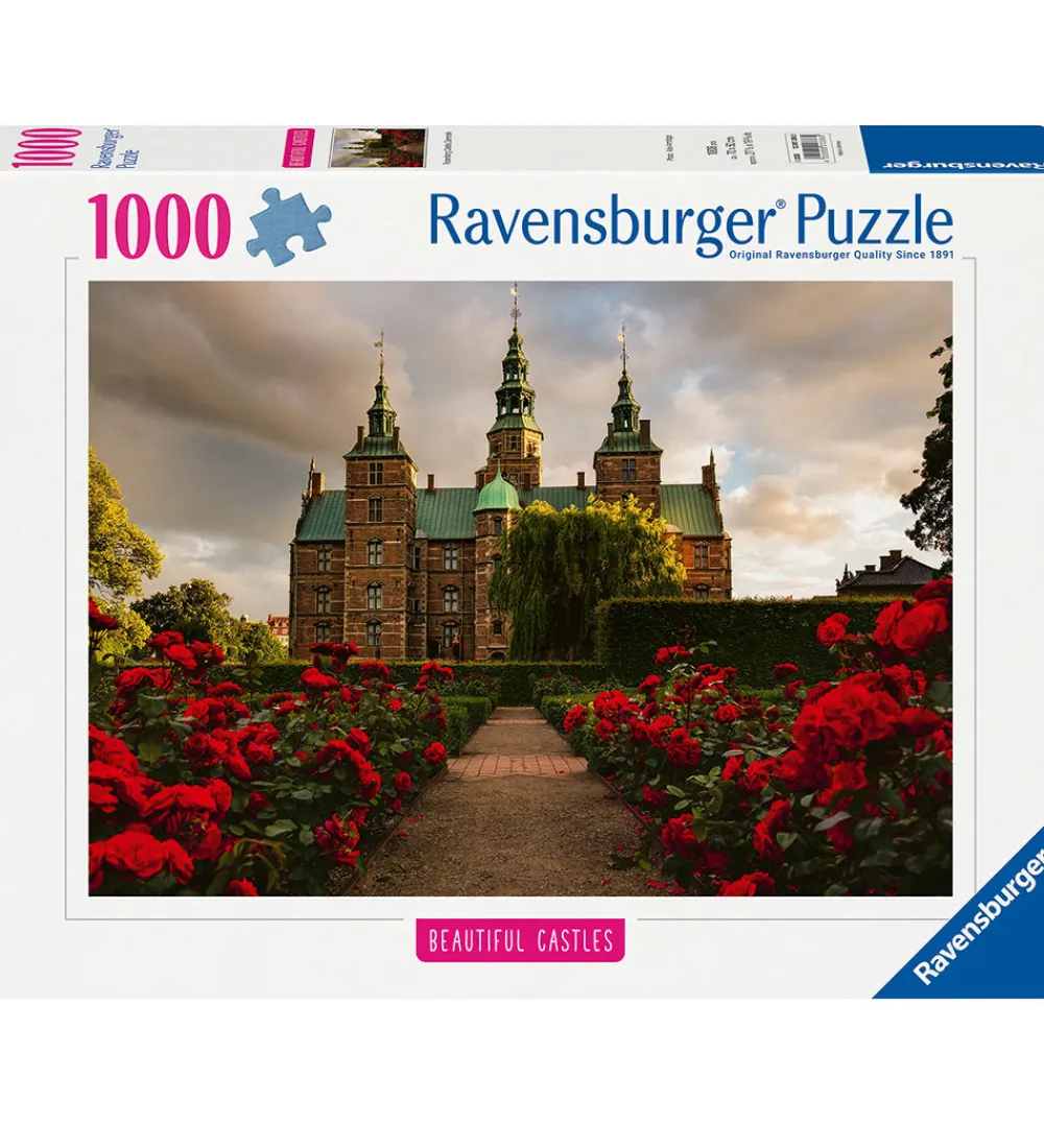 Puslespil-Ravensburger Puslespil - 1000 Brikker - Rosenborg Castel