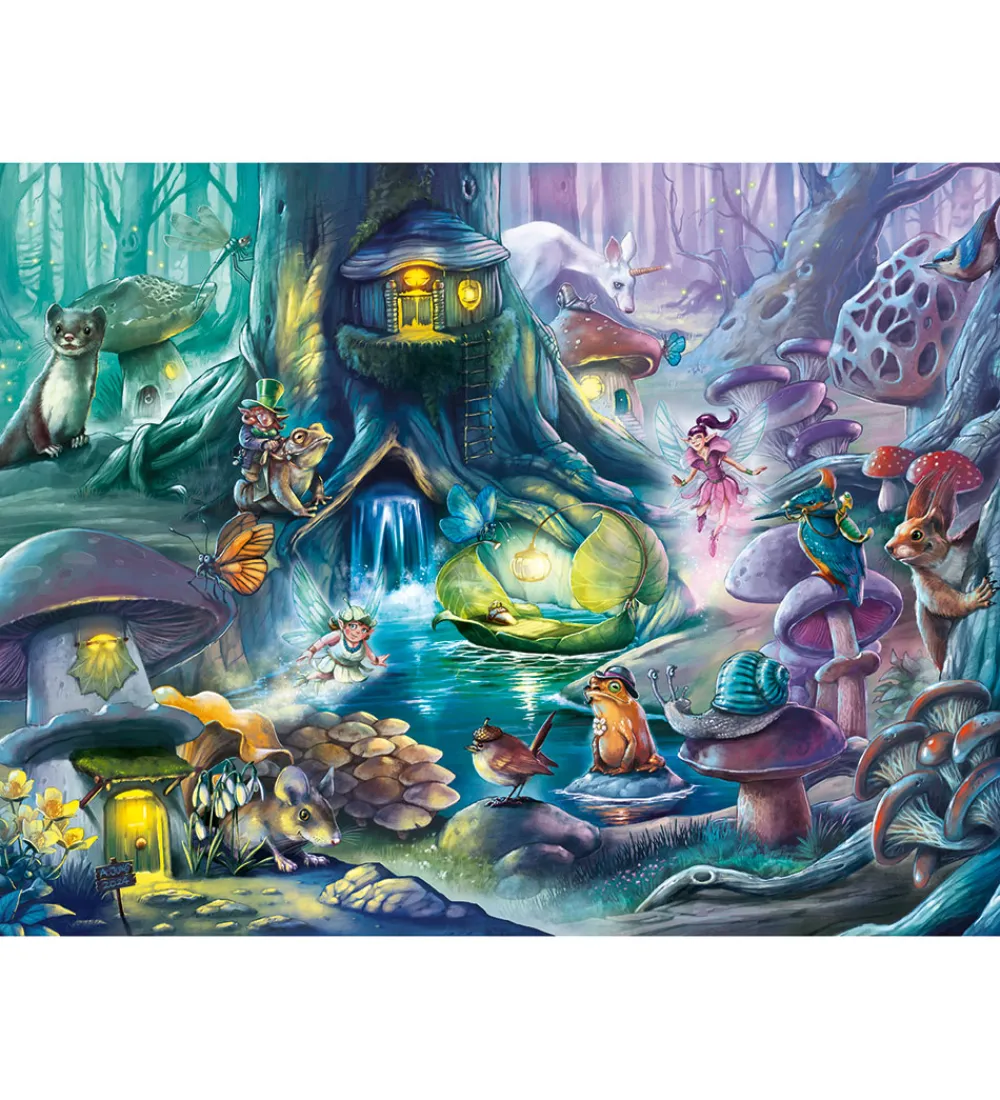 Puslespil-Ravensburger Puslespil - 150 Brikker - Magical Forest
