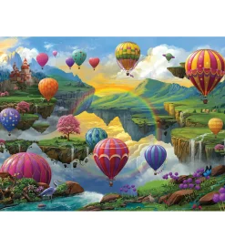 Puslespil-Ravensburger Puslespil - 500 Brikker - Air Balloon Valley