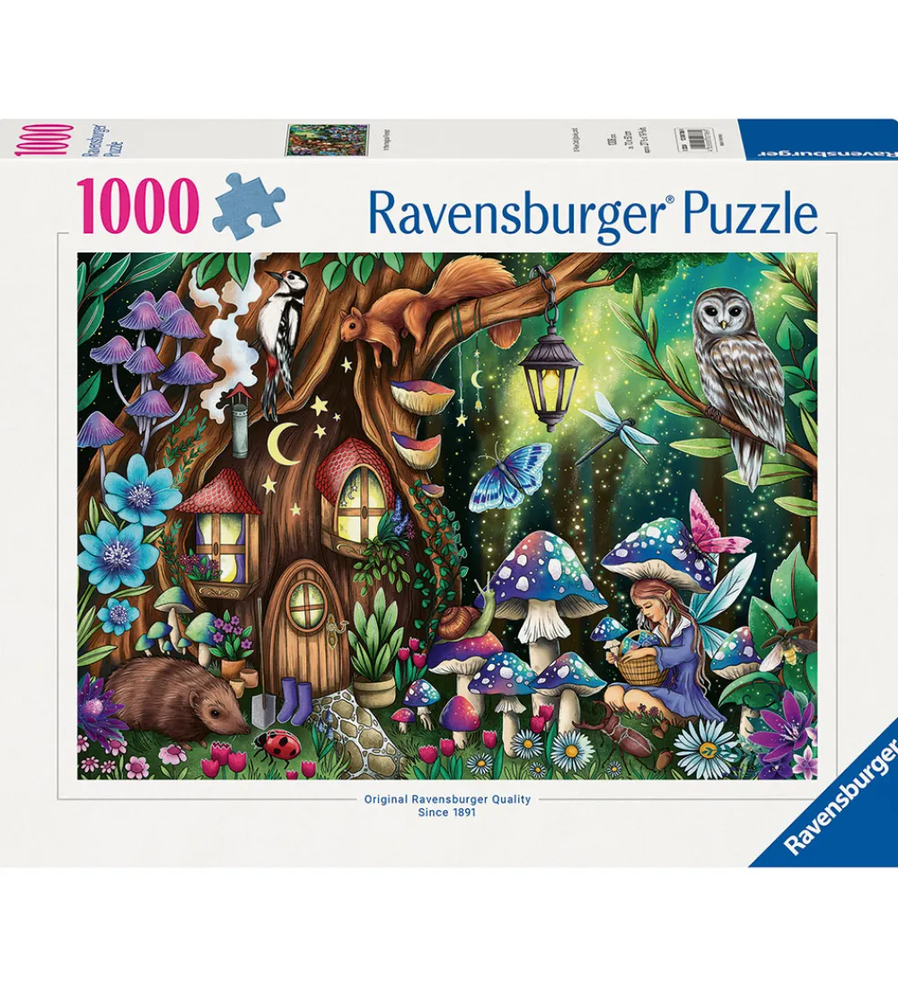 Puslespil-Ravensburger Puslespil - 1000 Brikker - In The Magical Forest