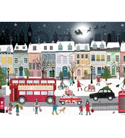 Puslespil-Ravensburger Puslespil - 1000 Brikker - London's Christmas Spiri