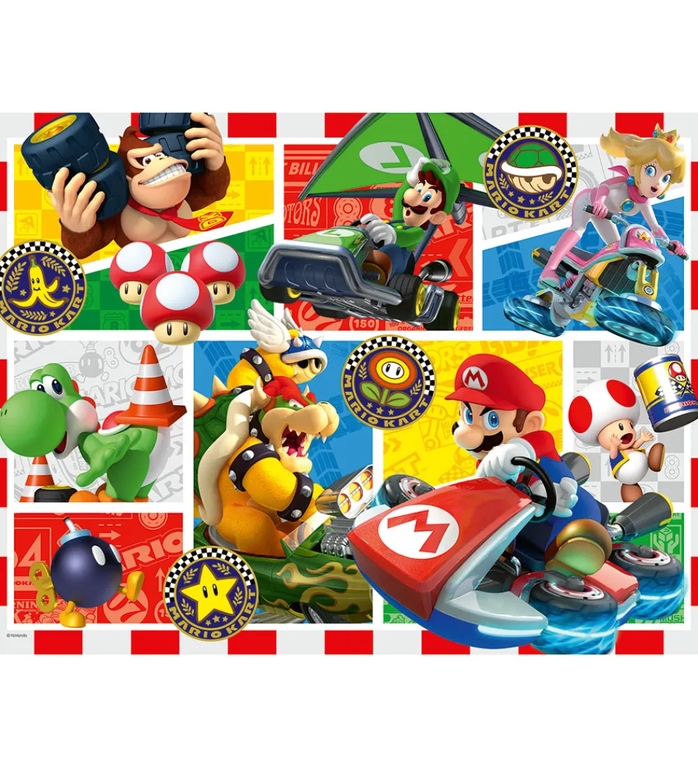 Puslespil-Ravensburger Puslespil - 150 Brikker - Mario Kart