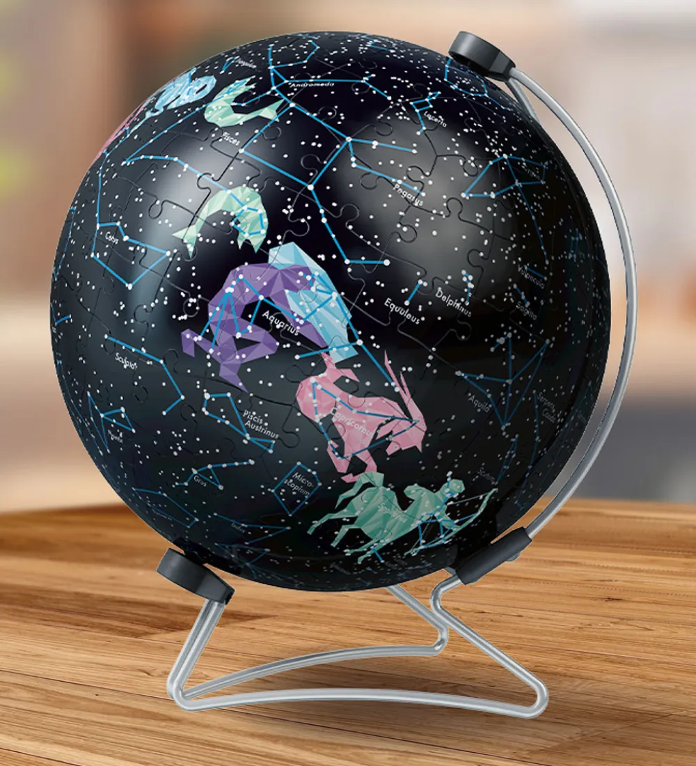 Ravensburger Puslespil*Puslespil - 3D - 180 Brikker - Glow Dark Starglobe