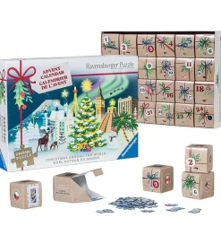 Puslespil|Julekalender-Ravensburger Puslespil - 24x54 Brikker - Julekalender - Christma