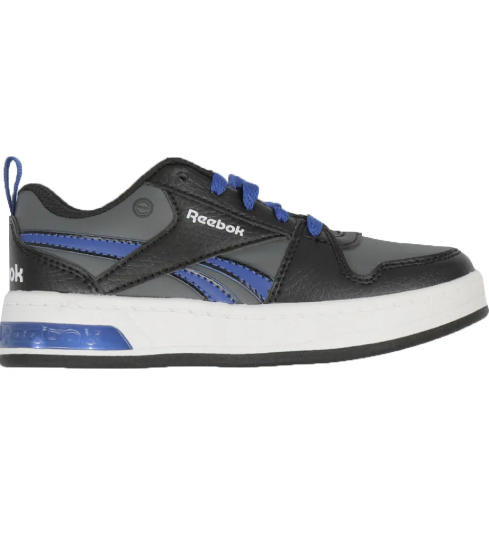 Blinkesko-Reebok Sko m. Lys - Royal Prime Step N' Flash - Sort/Blå/Grå