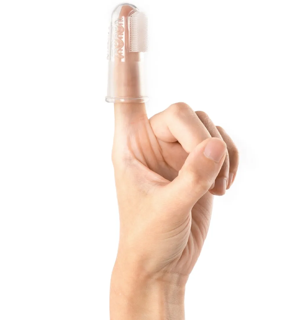 Tandbørster-Reer Fingertandbørste - 2-stk. - Silikone
