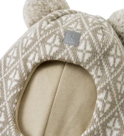 Elefanthuer-Reima Elefanthue - Uld/Bomuld - Kuuraan - 2-Lags - Earthy Beige