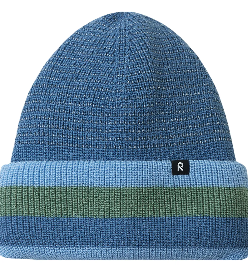 Huer Og Hatte-Reima Hue - Uld/Polyester - Rib/Strik - Hippa - Blue Ocean