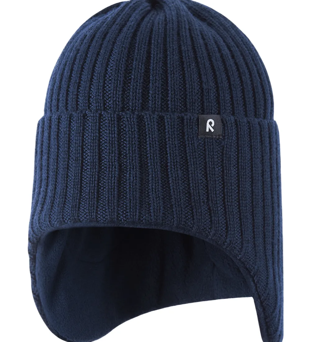Reima Huer Og Hatte*Hue - Uld/Polyester - Rib/Strik - Mystinen - Navy