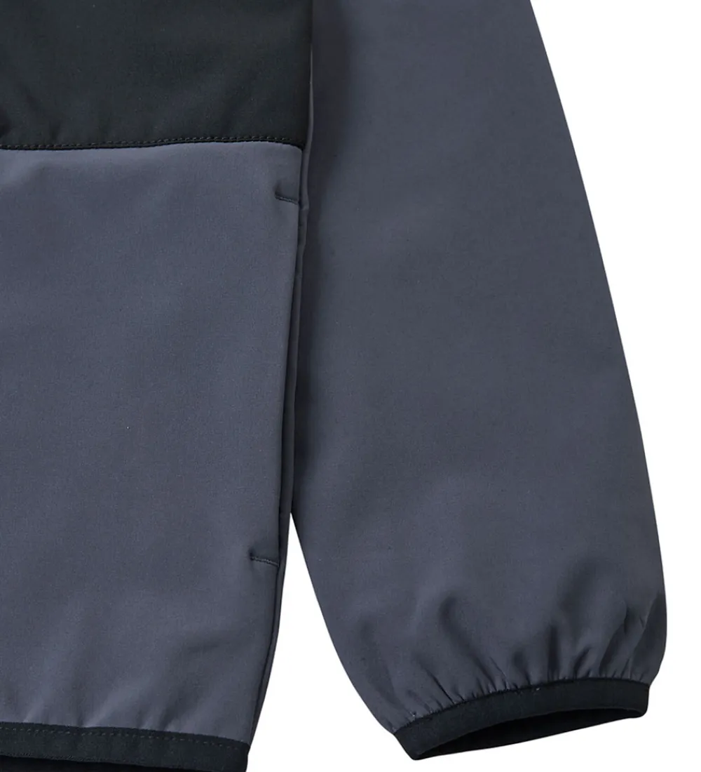 Softshell-Reima Softshelljakke m. Fleece - Mukana - Grå/Sort