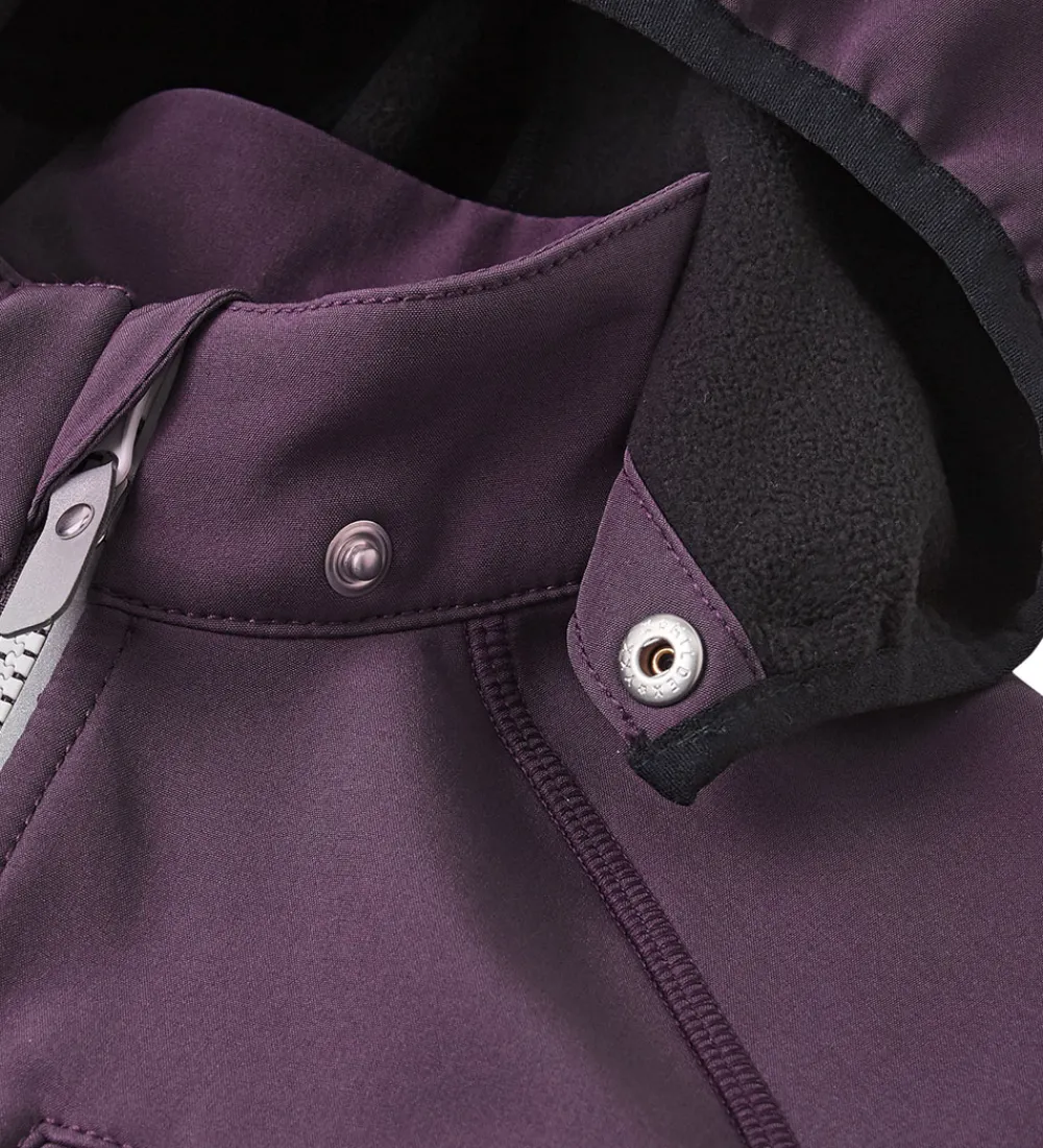 Softshell-Reima Softshelljakke m. Fleece - Vantti - Lilla